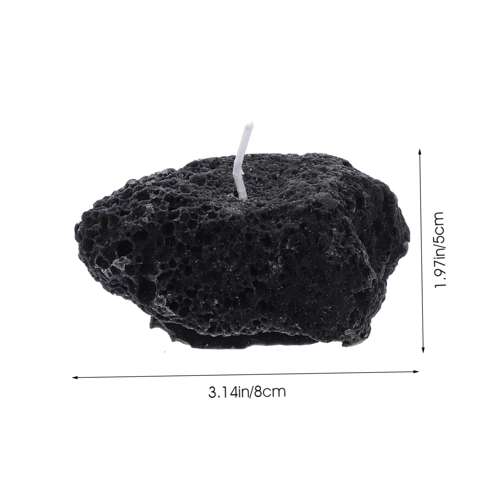 VALICLUD Handmade Candle Creative Stone Decor for and Meditation Unique for Valentine Day Birthdays and Special Occasions Meteorite