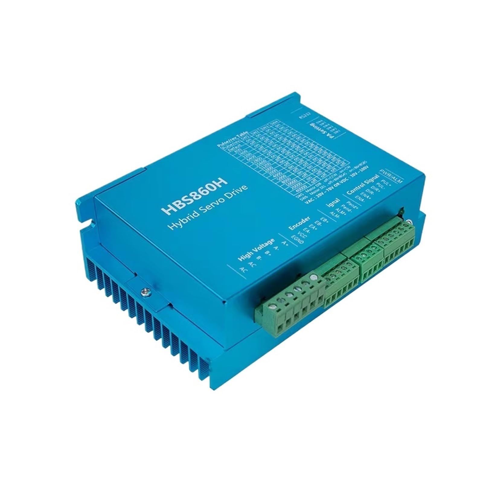 EKFBQBGW HBS860H / HBS86H Servo electronic starter Driver AC 20-80V DC 30-110V 8A Independent Fan Nema34 Close Loop electronic starter(HBS860H)