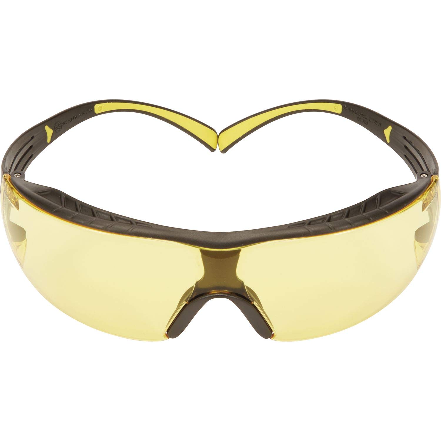 3M SecureFit SF403XSGAF-YEL okulary ochronne z ochroną przed zaparowaniem, żółte, czarne