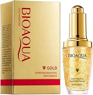 BIOAQUA 24K Gold Essence Collagen Skin Face Moisturizing Hyaluronic Acid Anti-Aging Mask Natural Extract