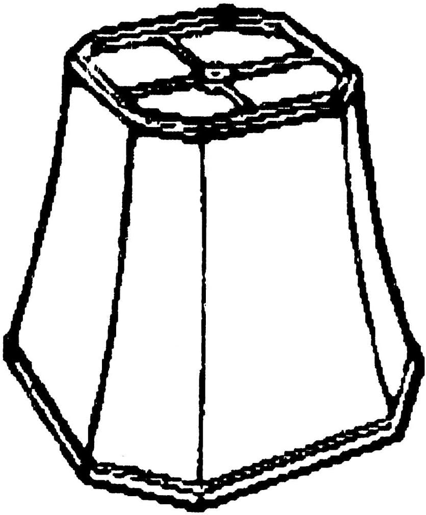 Royal Designs Square Cut Corner Basic Lamp Shade, Linen Cream, 9 x 14 x 12.5