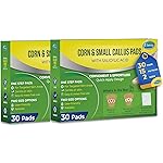 Corn Remover Pads for Feet Toes: 2 Boxes of 30 Pack Salicylic Acid Extra Strength Treatment - Fast Effective Medicated Bandages for Kids Adults Seniors Teens Runners Hikers Workers Men Women 02