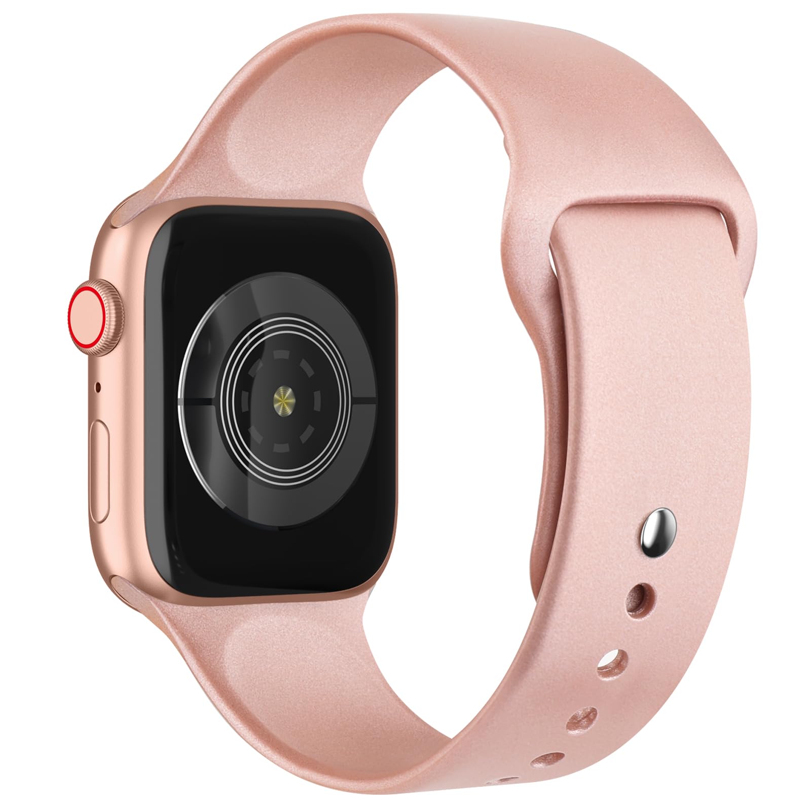 Meliya Silicone Watch Strap Compatible with Apple Watch Series 9 8 7 6 5 4 3 2 1 SE Ultra, Waterproof Watch Band with Rust Free Button for iWatch Straps 40mm 38mm 41mm 44mm 45mm 42mm 49mm(S,Rose) (B0D6G21413) Amazon Price History, Amazon Price Tracker