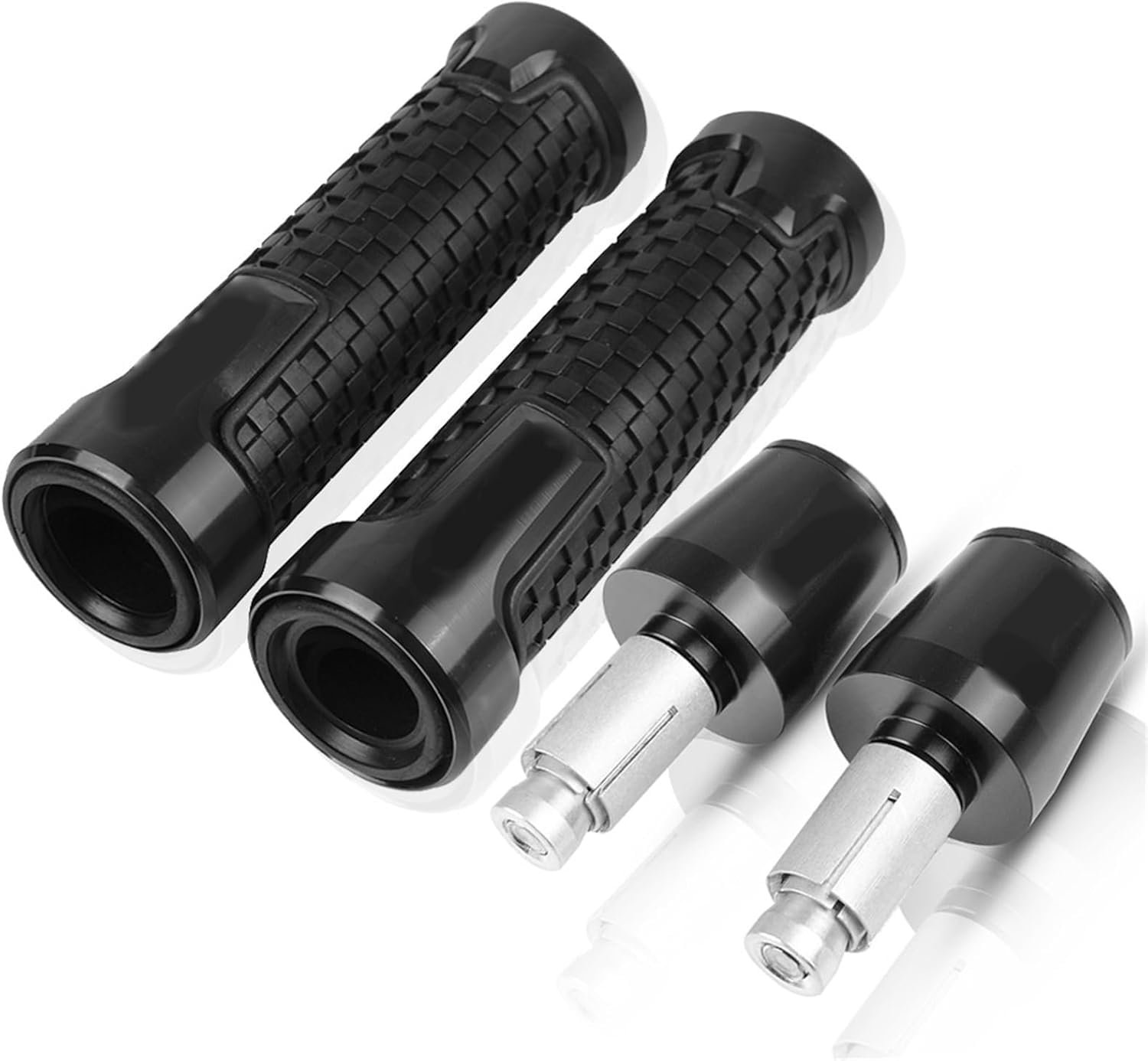 Generico Moto Manubrio Manopole Per Yamaha YZF600 1994 1995-2005 1996 1997 1998 1999 2000 2001 YZF-600R Moto Manopole Manubrio 22MM Tappo Terminale Manubrio Moto Estremità Manubrio