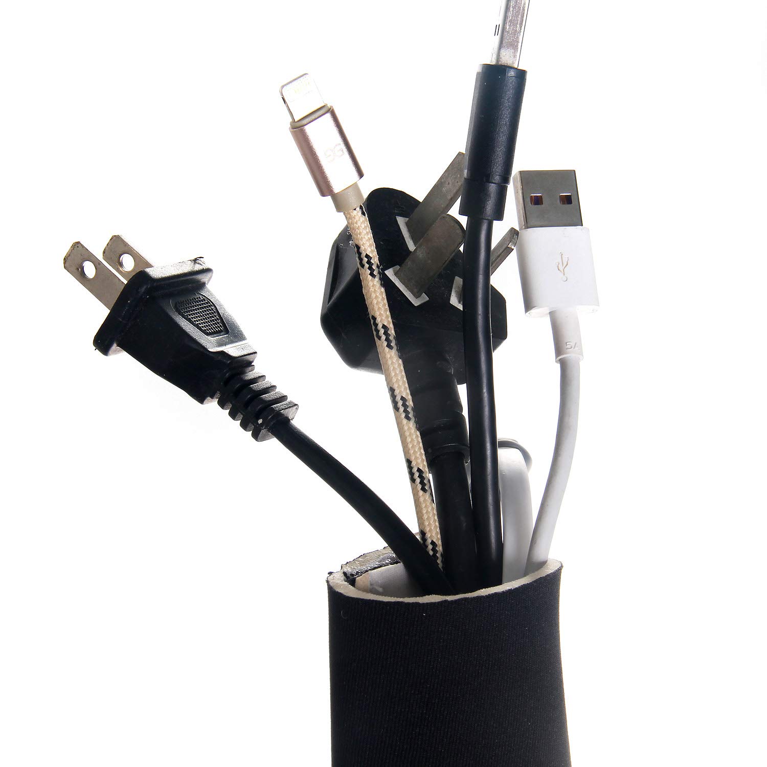 156 Pièces Kit De Gestion Des Câbles,2Manchon De Câble Gaine,5 Clips De