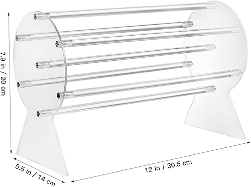 Miniatura 9 de EXCEART Soporte de exhibición de joyería, soporte de exhibición transparente, soporte de pulsera, soportes para monitor de pantalla, diademas