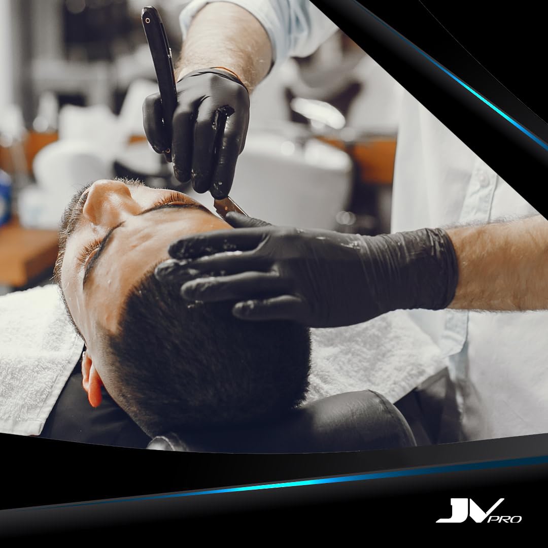 JV PRO Professional-Grade Nitrile Gloves - Textured for Superior Nitrile Gloves Grip - Durable and Versatile Disposable for Safety and Hygiene, 10 Boxes of 100pcs, Includes 1000 Gloves (S)