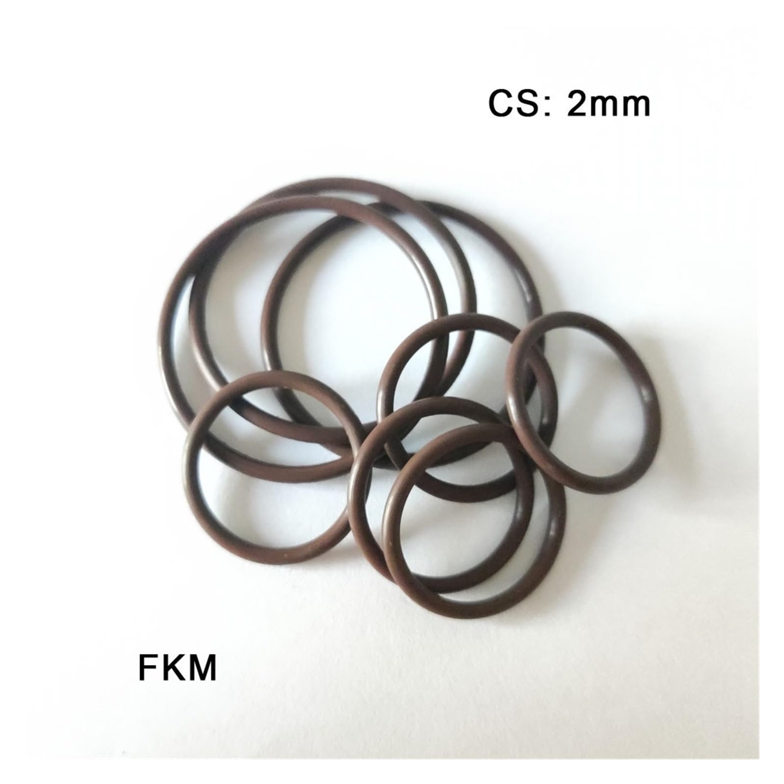 10 Pezzi Di Spessore CS 2 Mm O-Ring Guarnizione Tenuta In Gomma Diametro Esterno 11,5~150 Rondella Fluoro