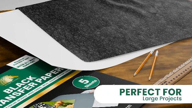 Amazon.com: Graphite Transfer Paper for Tracing - 5 Extra-Large