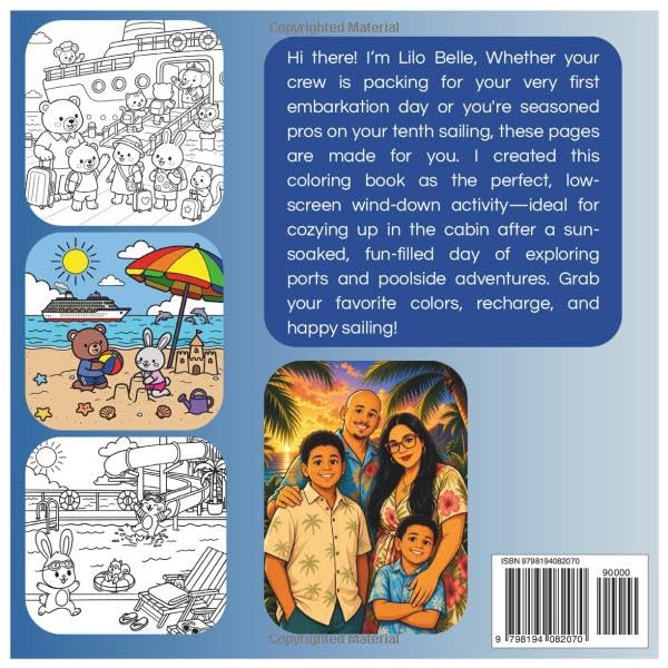 CRUISE PALS: CUTE CREW: COLORING & ACTIVITY BOOK image 3