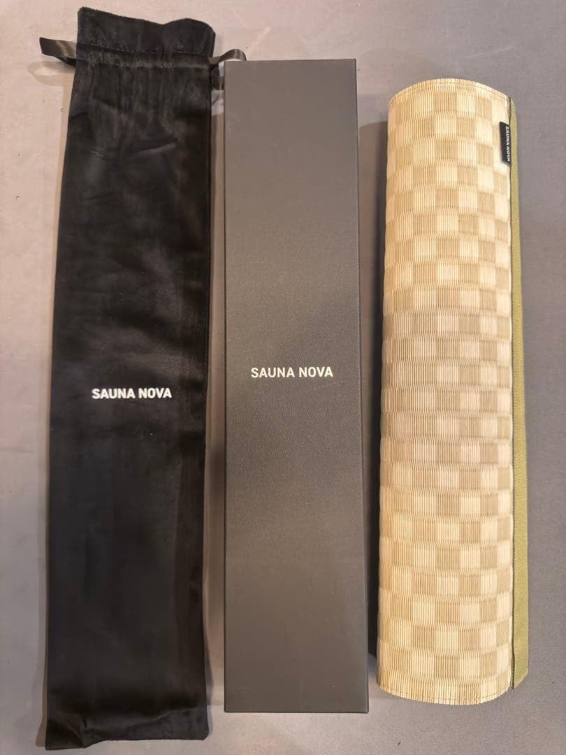 SaunaNova サウナマット 市松リーフグリーン