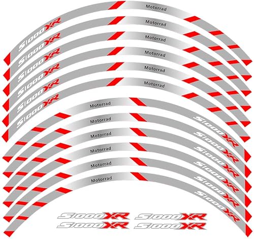 Miniatura 7 de Adhesivo reflectante para llantas delanteras y traseras para BMW S1000XR