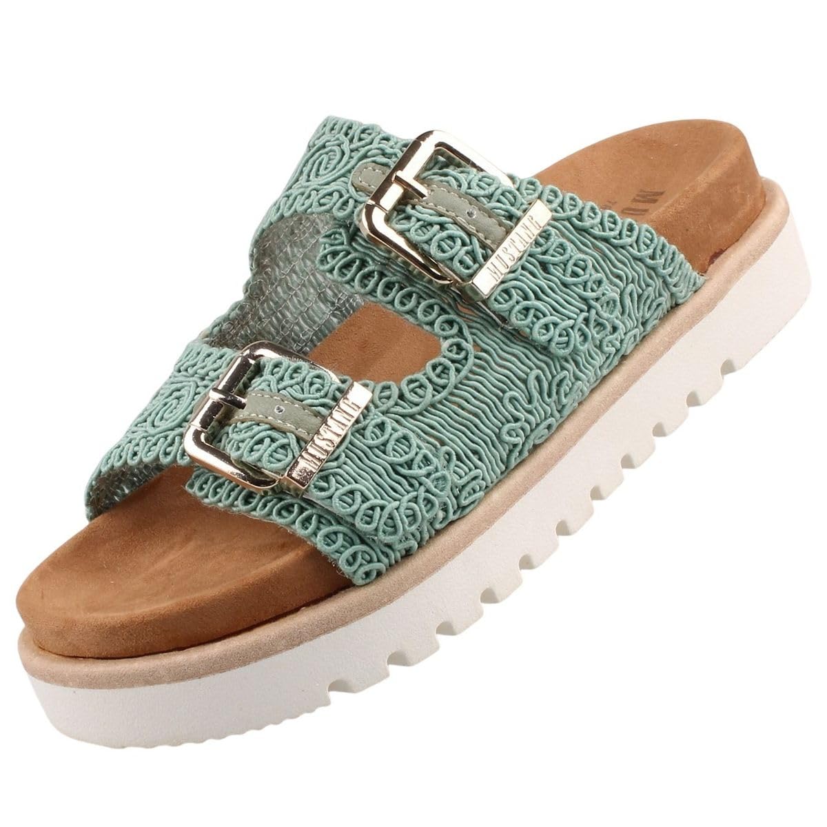 MUSTANG Women 1461-713 Mule, Military, 6 UK