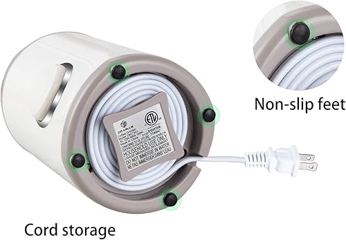 Miniatura 7 de DR MILLS DM-7441W Molinillo de Café Eléctrico, Molinillo de Frijoles de Café y Especias Secas, Operación con un Toque, Cuchillas y Taza Hechas