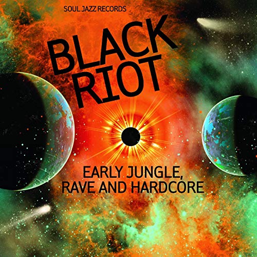 Portada del recopilatorio en vinilo Black Riot, Early Jungle Rave & Hardcore (2LP)