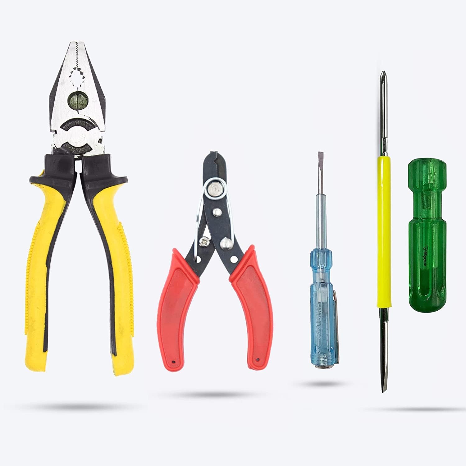 Generic 8"inch Heavy Duty Grip Combination Pilash Hand Tool Lineman Plier with Wire Cutter, Line Tester and 2in1 Screwdriver (B0DCNJSQ72) Amazon Price History, Amazon Price Tracker