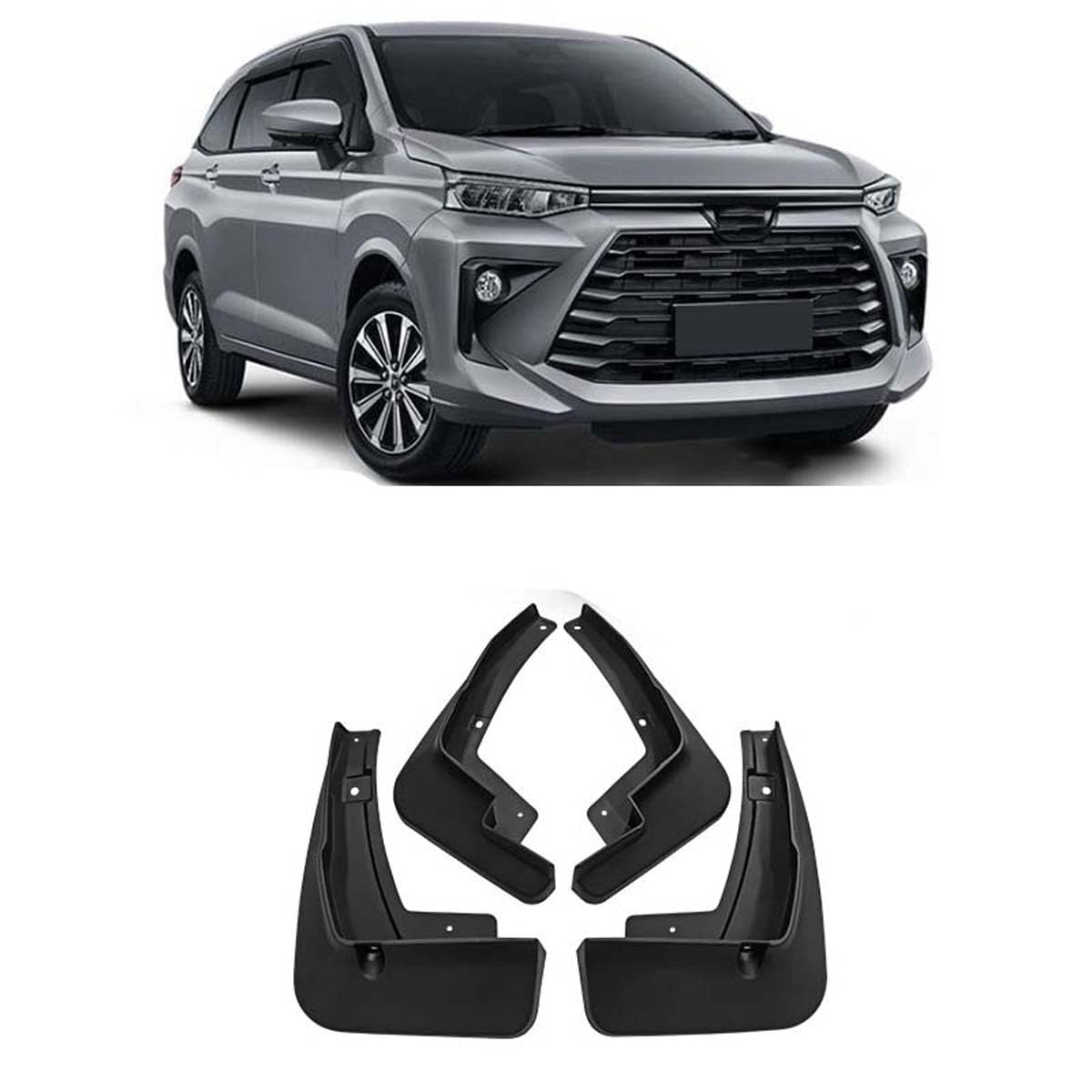 Faldones para el barro de coches Toyota Avanza 2022 a 2025: accesorios de exterior duraderos
