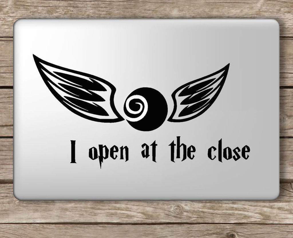 KaaHego Skin Sticker Decal Laptop Skin Sticker for Golden Snitch Harry Potter Laptop Vinyl Sticker (Black) (B07H8K5VGG) Amazon Price History, Amazon Price Tracker