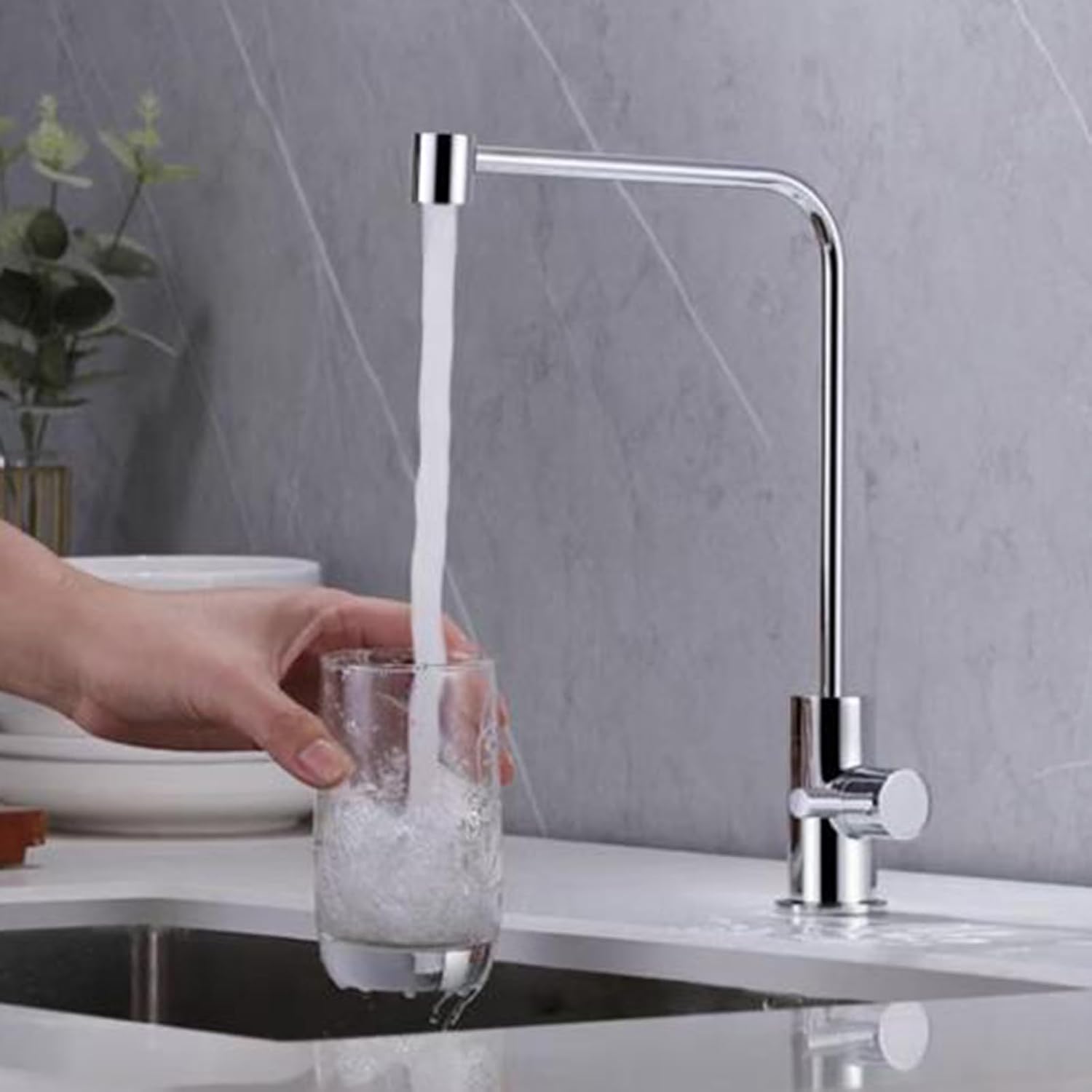 Drinking Water Filter Taps Kitchen Sink, Filter Tap Kitchen, Stainless Steel 1/4,Blue