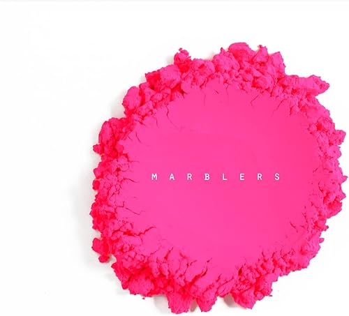 Miniatura 2 de MARBLERS Pigmento fluorescente en polvo rosa neón 10 oz (280 g)  Pigmento mate  Tinte  No tóxico  Vegano  Libre de crueldad  Esmalte de uñas, arte