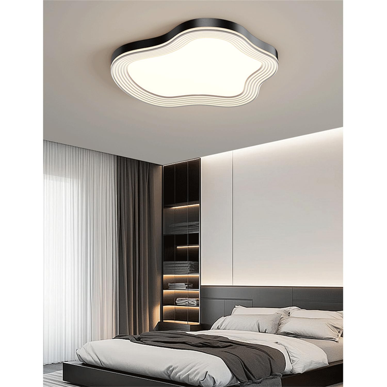 Unikalna Lampa Sufitowa Metalu, Ściemnialna Ontażu Wpuszczanego