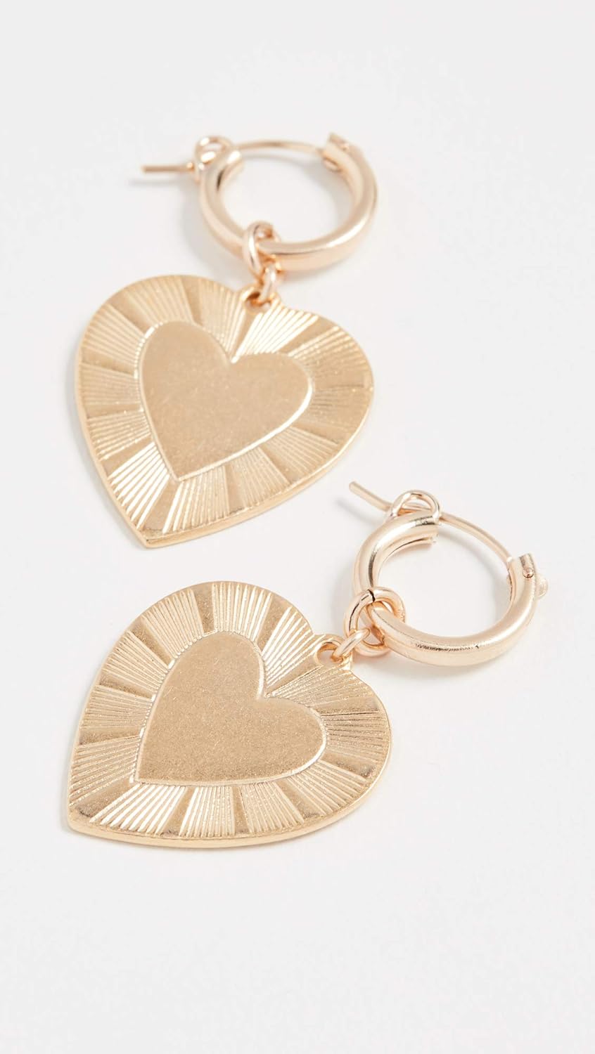 Brinker + Eliza Women's The Best Is Yet To Come Huggie Earrings