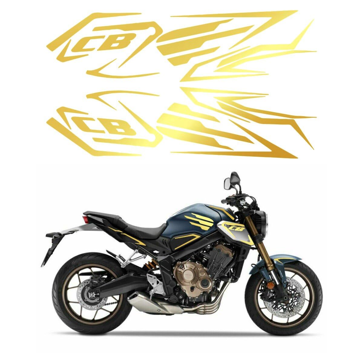 Amazon.co.jp: GAGALU ビニール CB650r ステッカーオートバイロゴ 