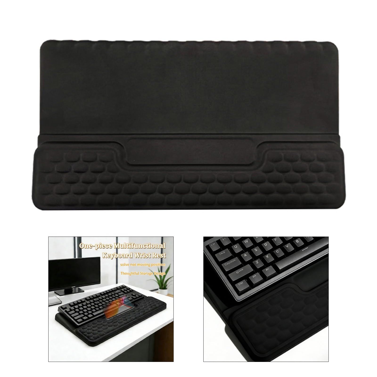 ordinarYone Supporto ergonomico per tastiera in memory foam per una digitazione confortevole e riduzione dell'affaticamento del polso