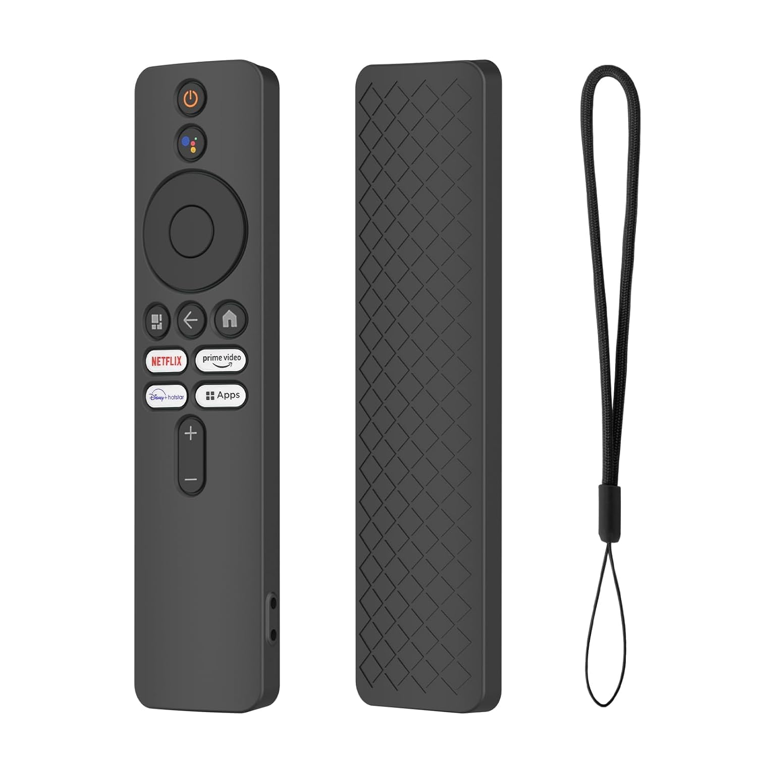 Silicone Tv Remote Cover Compatible with Redmi Tv Remote 4k Ultra 43 inch/Xiaomi OLED Series 55 inch/Xiaomi 5A Series 32/40/43 inch Protective Case with Loop (Black) [Remote NOT Included] (B0CPYLP35W) Amazon Price History, Amazon Price Tracker