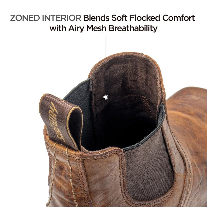 Image of SUREWAY Men's Western Chelsea Cowboy Boots