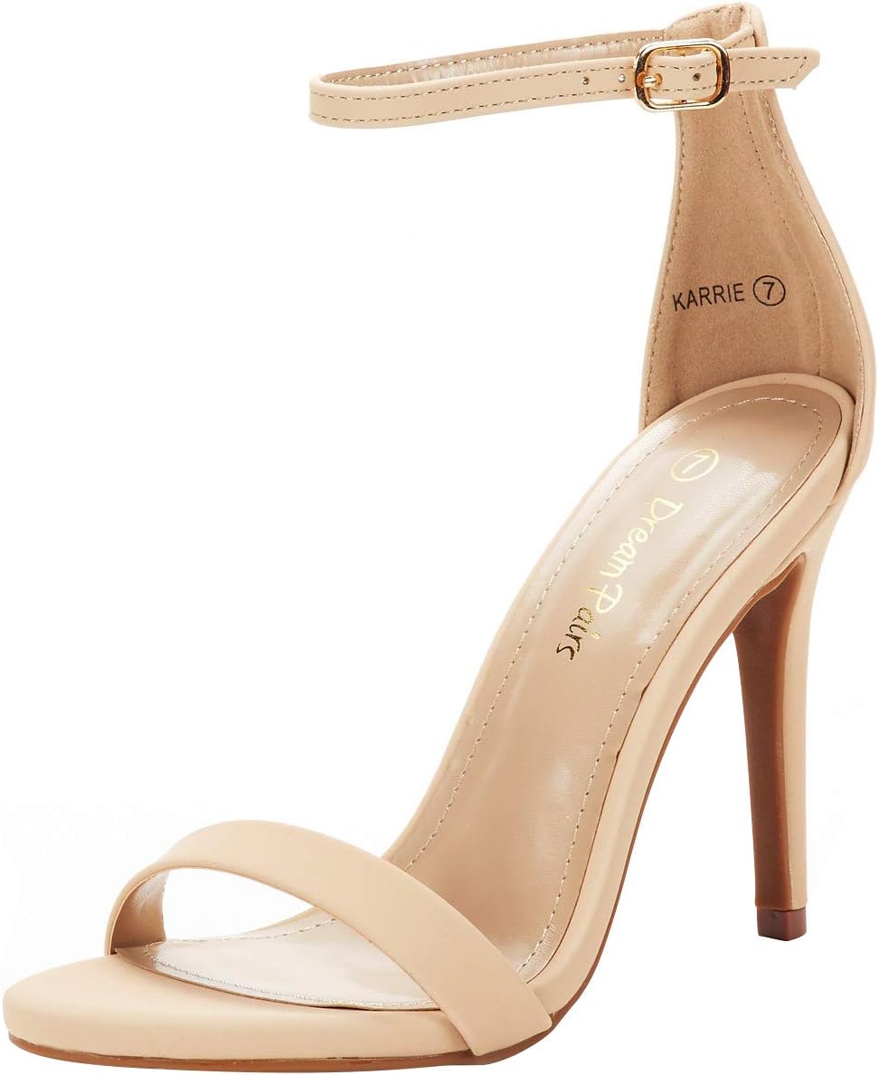 DREAM PAIRS Women's Karrie High Stiletto Pump Heel Sandals