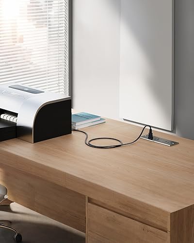 Miniatura 7 de Cable de alimentación de 2 clavijas apto para impresoras HP OfficeJet Pro, Envy, DeskJet Series – Cable de alimentación de CA de repuesto con