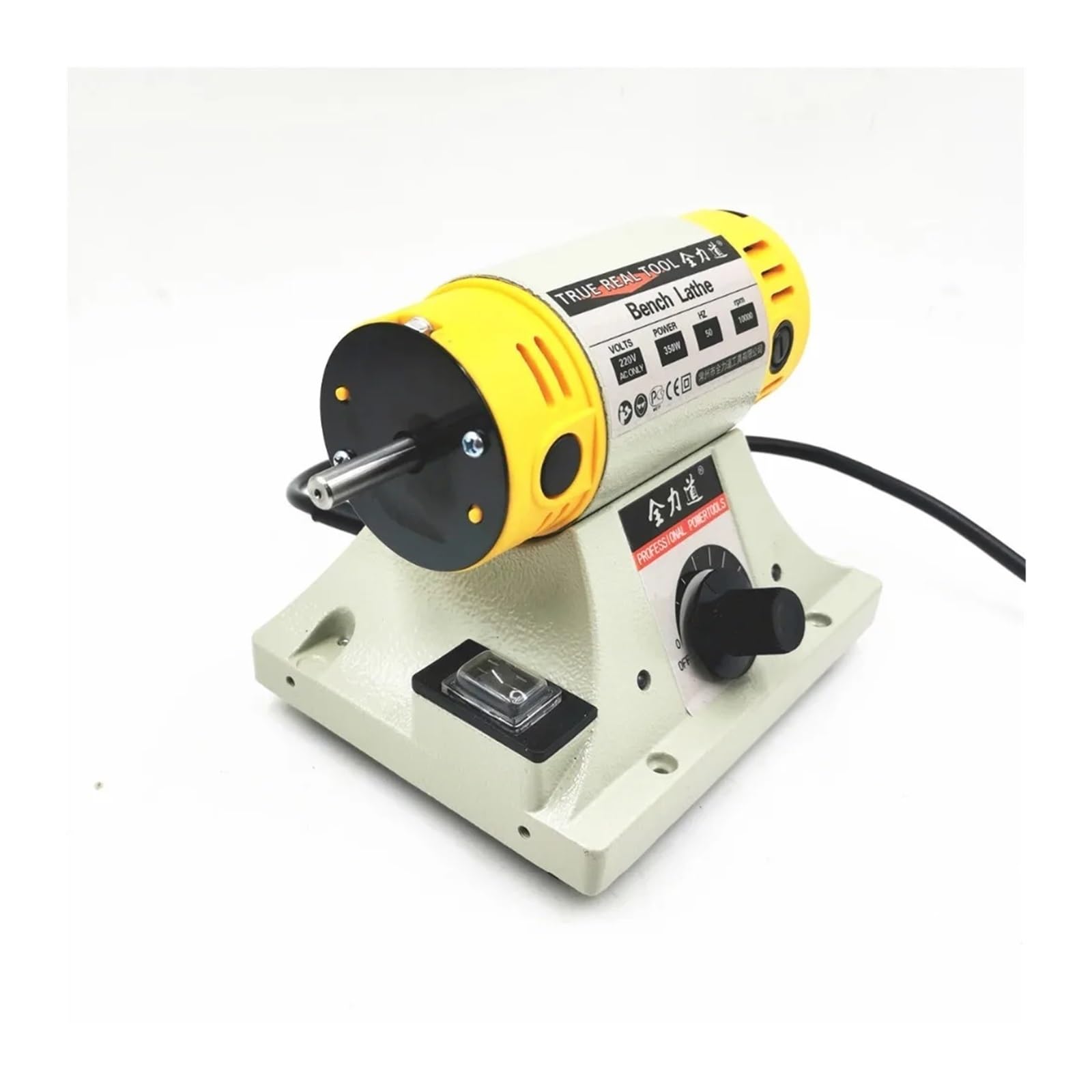 Polerka 350 W DIY do obróbki drewna, tokarka biżuterii z jadeitu, silnik szlifierki, wałek węża 0,4-6,5 mm Do użytku DIY(Federazione russa)