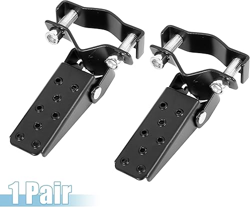 Miniatura 6 de F FIERCE CYCLE 1 par 0.315 in acero inoxidable universal motocicleta plegable trasero reposapiés estribera pedal peg bicicleta bicicleta ciclismo