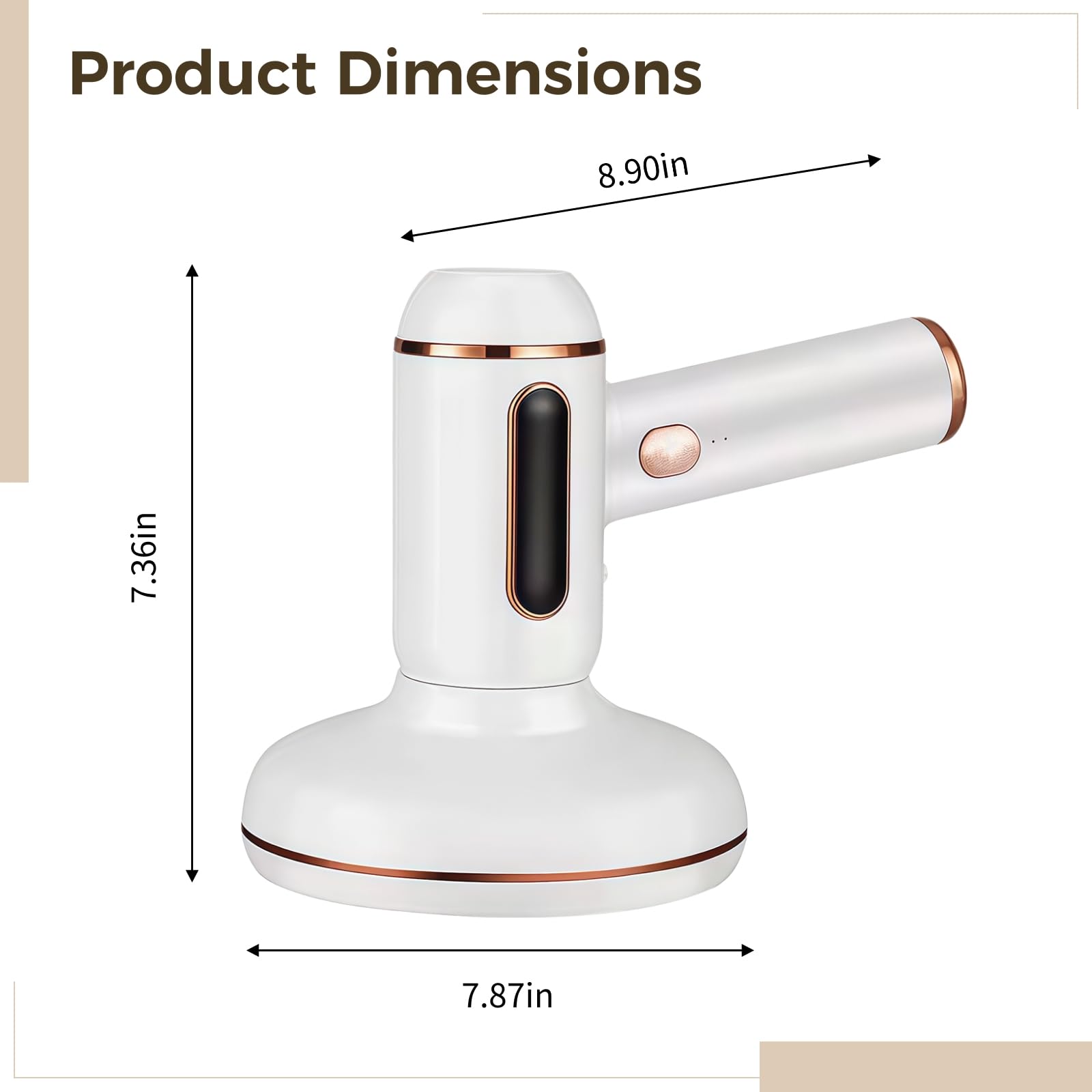 Aspirapolvere portatile per la pulizia del materasso, potenza 120 W, pulitore antiacaro con batteria da 1800 mAh, ricaricabile tramite USB wireless, ideale per casa e auto