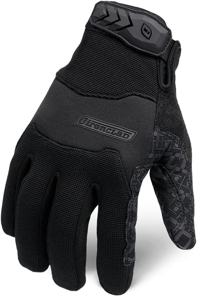 Ironclad mens Tactical Glove EXO OPERATOR GRIP BLACK, Black, X-Large Pack of 1 US