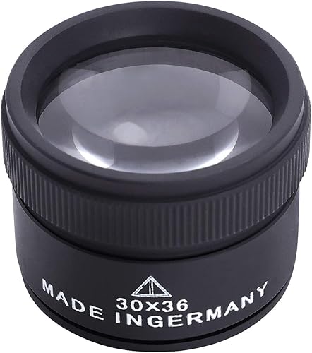 Lupa de escritorio 30X Lupa de lectura Mate Lupa Mapa Lupa Iluminada Domo Lupa Lupa de mano Lupa de mano para Seniors Reparación de relojes de
