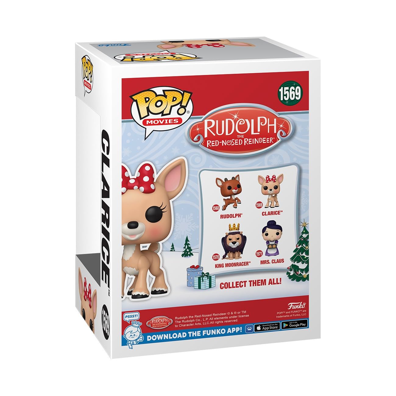 Funko Pop! Movies: Rudolph, Clarice, Rudolph the Red-Nosed Reindeer, Collectable Vinyl Figure, Gift Idea - Image 3