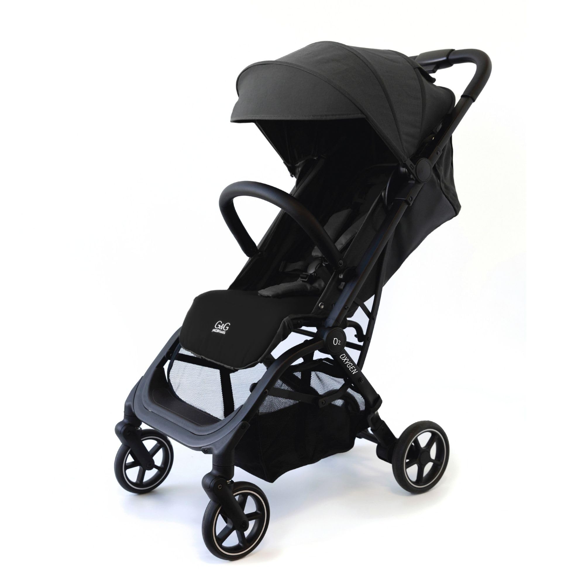guzzie+Guss Oxygen v2 Lightweight Stroller – Compact, Foldable, Travel-Friendly for Baby, Infants and Toddlers
