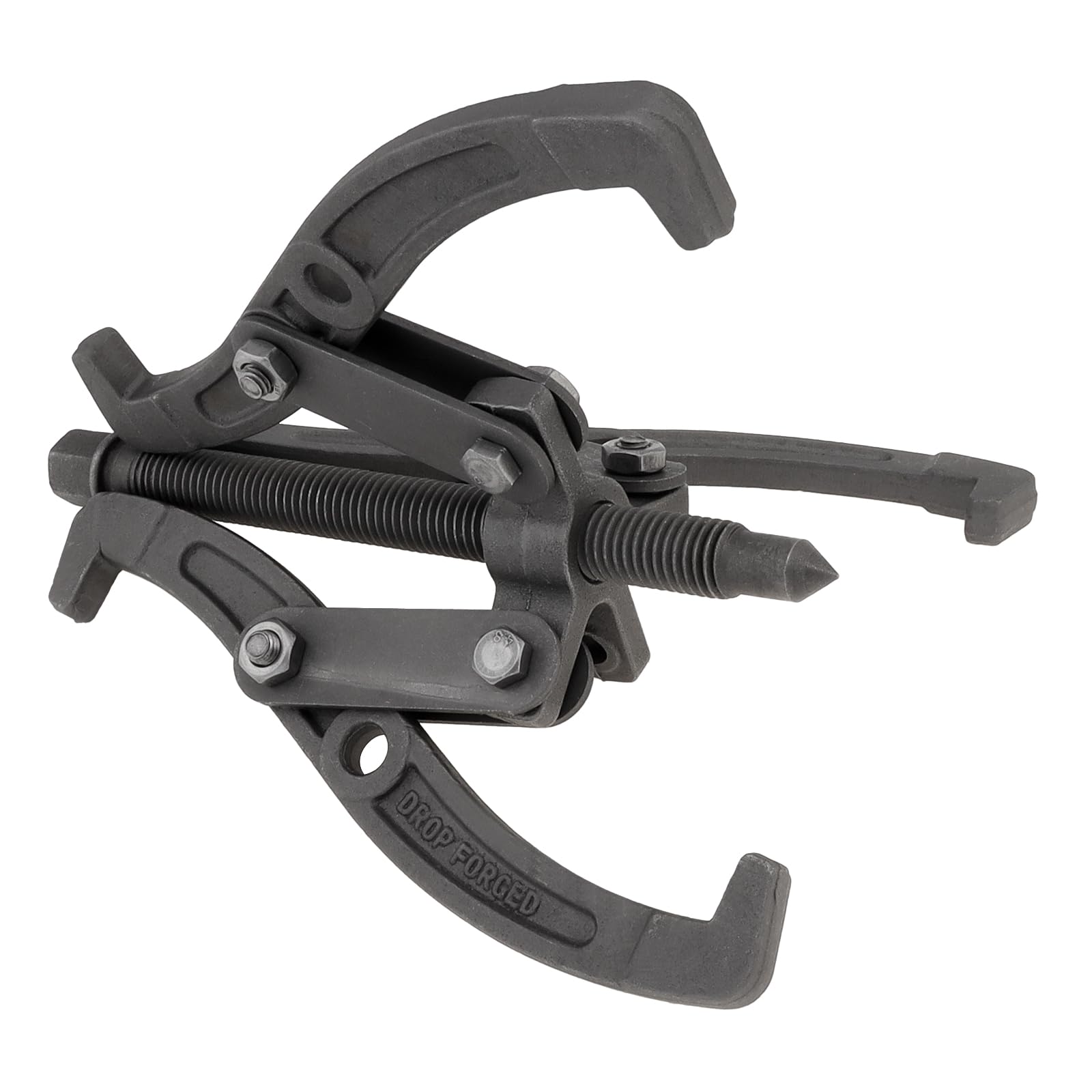 Kit de Extractor de cojinetes de 8 Pulgadas y 200 mm para extracción de poleas, Engranajes y Volantes con 3 mordazas, Juego de extractores de Engranajes Motor Tech de Alta Resistencia.