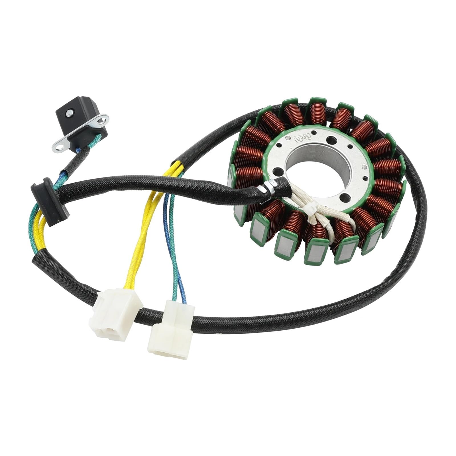 Motorrad Magneto Generator Stator Für Triton Reactor 450 Access AMS 4.38 Für Xtreme 480, 18 Pole Magnetgenerator Statorspule 5-Draht 31120-E12-100 ACC-31120-E12-100