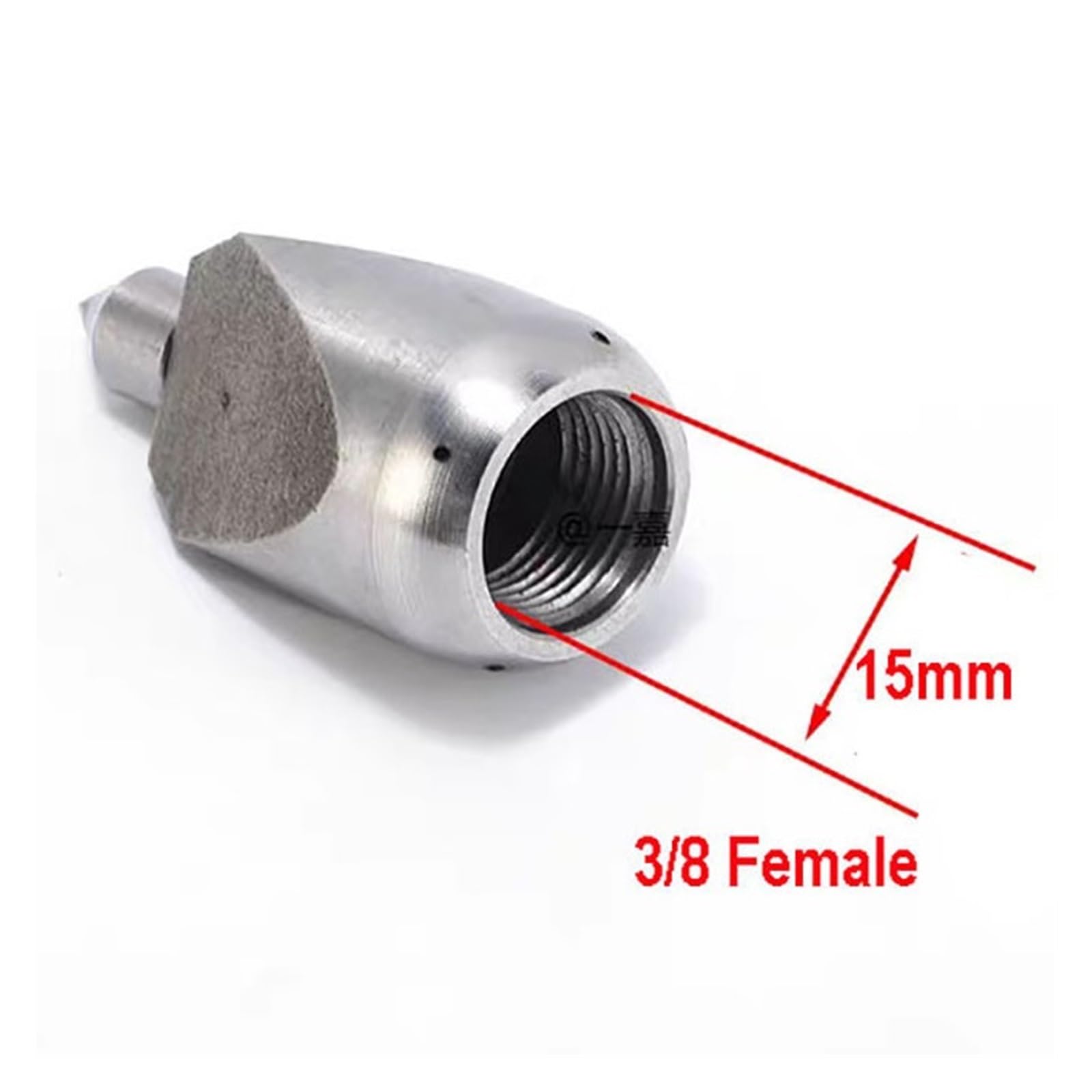 Kit Boquillas Hidrolimpiadora Alcantarillado, Cabeza Jet Cincel | Kit descalcificación tuberías, punta cincel, racores NPT 1/4" 3/8", hidrogommage, eliminación obstrucciones