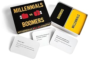 Millennials vs Boomers Trivia Card Game: Test Your Generational IQ