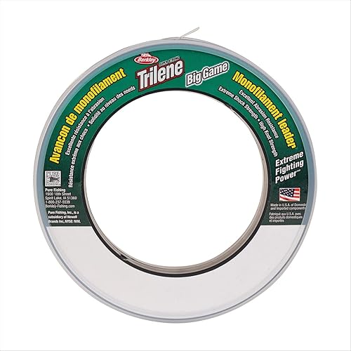 Miniatura 13 de Berkley Trilene Big Game - Sedal de pesca monofilamento Verde,Transparente,Solar Collector,Naranja (Blaze Orange),Líder mono claro,Marrón