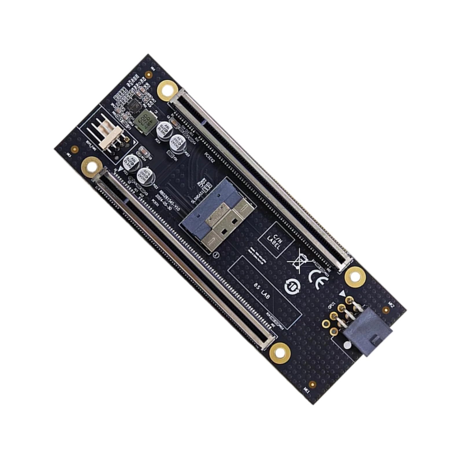 La Scheda Biforcazione PCIe 4 X16 Divide Lo Slot in 10GbE e NVMe per Scheda espansione Rack archiviazione/Rete