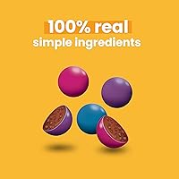 Vista 2 de UNREAL Gemas de quinua de chocolate oscuro (3 bolsas de tamaño económico), veganas, colores de la naturaleza, comercio justo, sin OMG, sin gluten