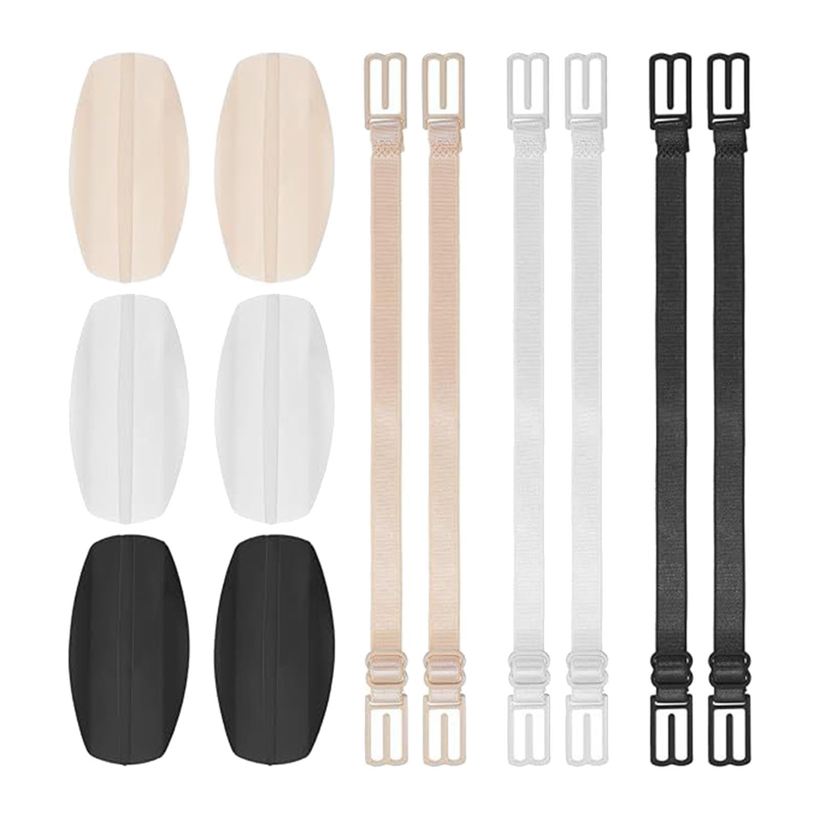 Bra Strap Holders for Slipping Underwear Accessories Elastic Bra Strap Clips 6 Pads 6 Straps Clothing Shoes & Accessories | Womens Clothing | Intimates & Sleep | Breast Forms Enhancers-image-41