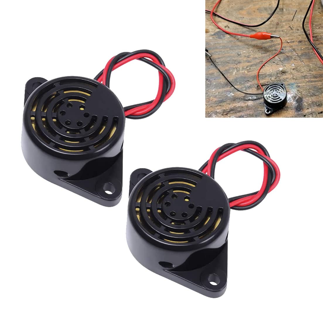 Alarmante Cicalino Piezo Dc3-24v Segnale Acustico Continuo Con Filo