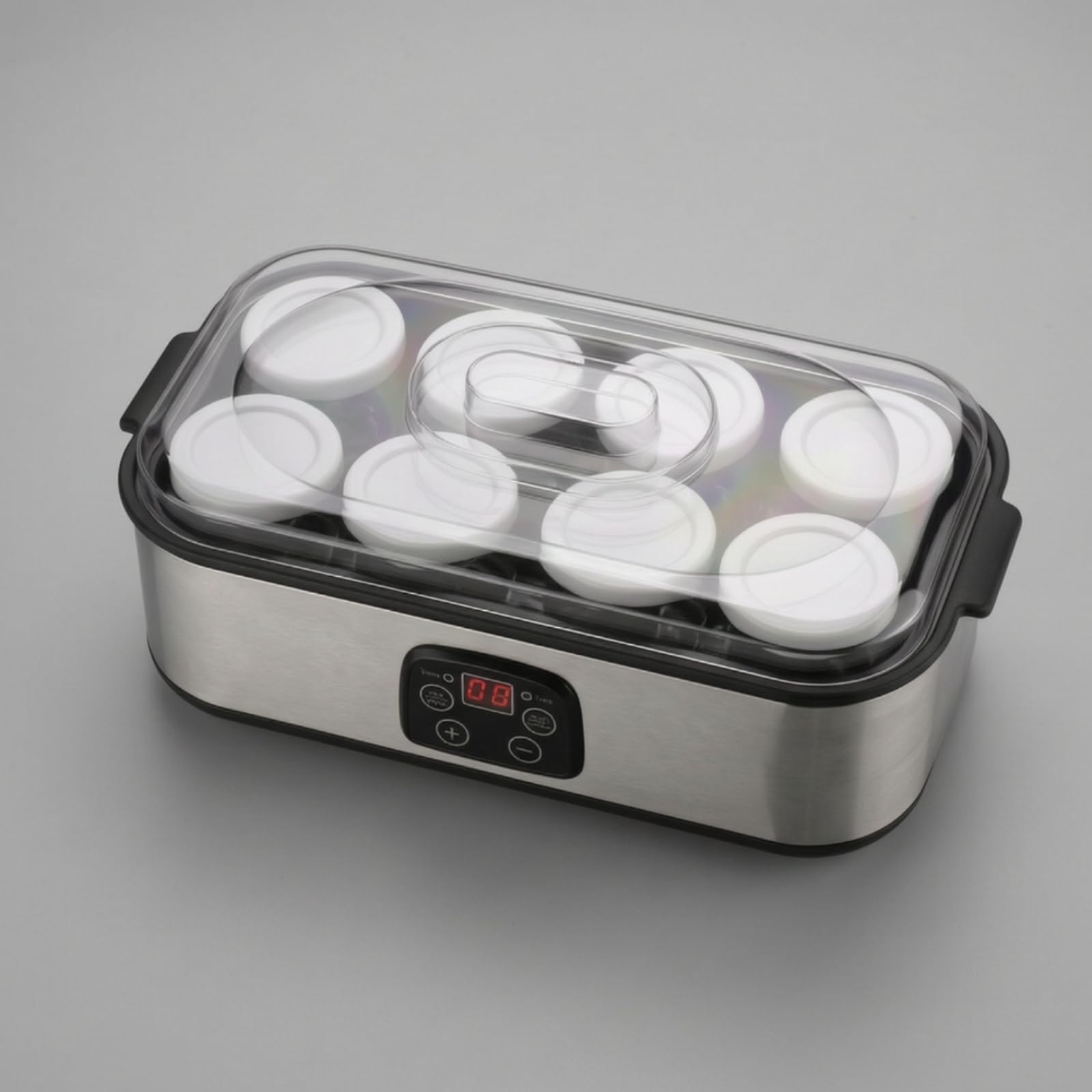 Yaourtière avec Pots En Verre Inox