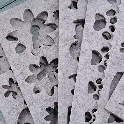 Image of Wixine 1Set 7pcs Needle Felting Applique Mold Handicraft Wool Felt Woolen Shaping Mould DIY
